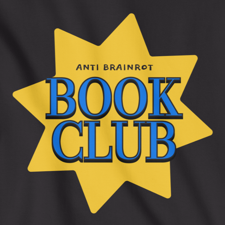 Anti-Brainrot Book Club Hoodie Sweatshirt