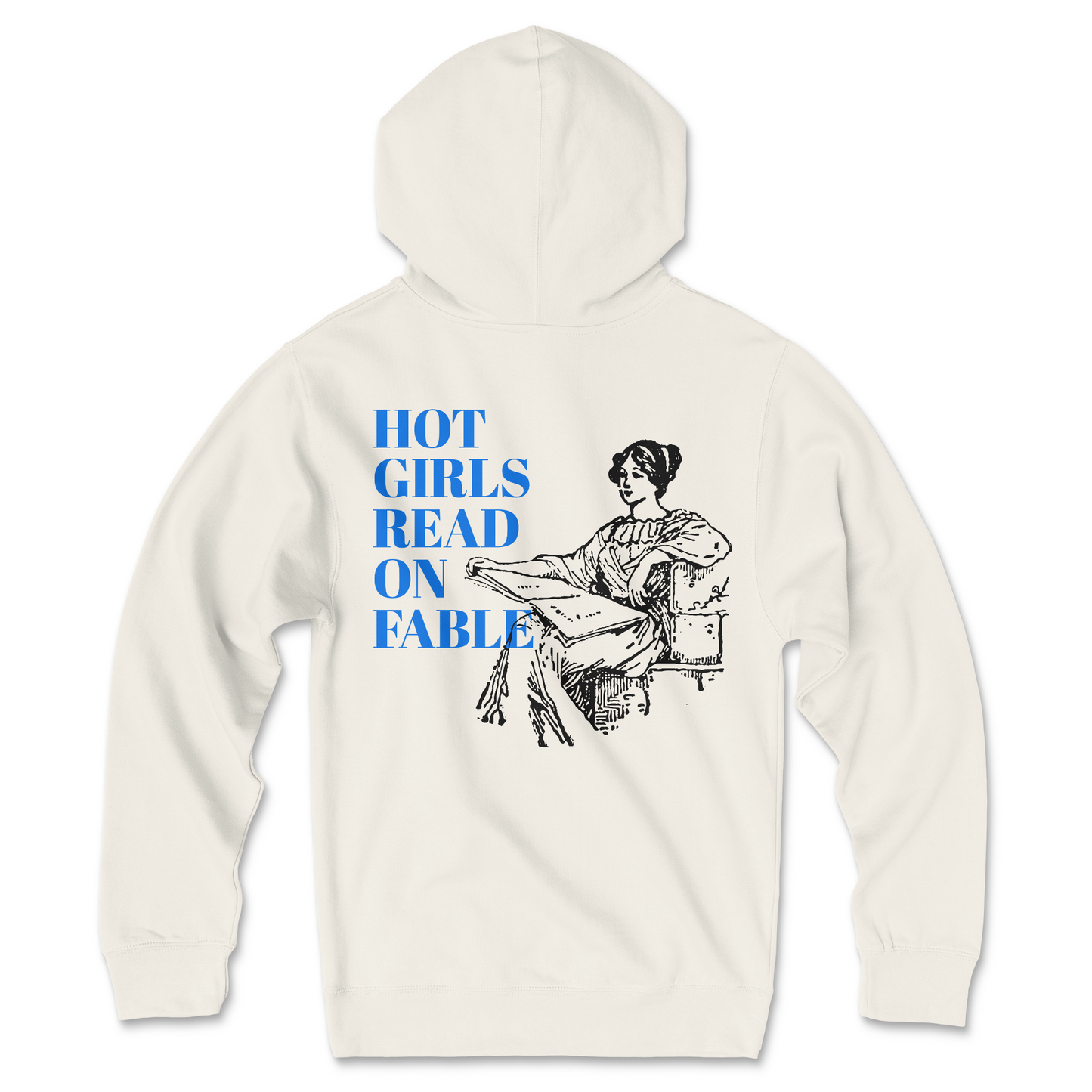Hot Girls Read on Fable Hoodie Sweatshirt